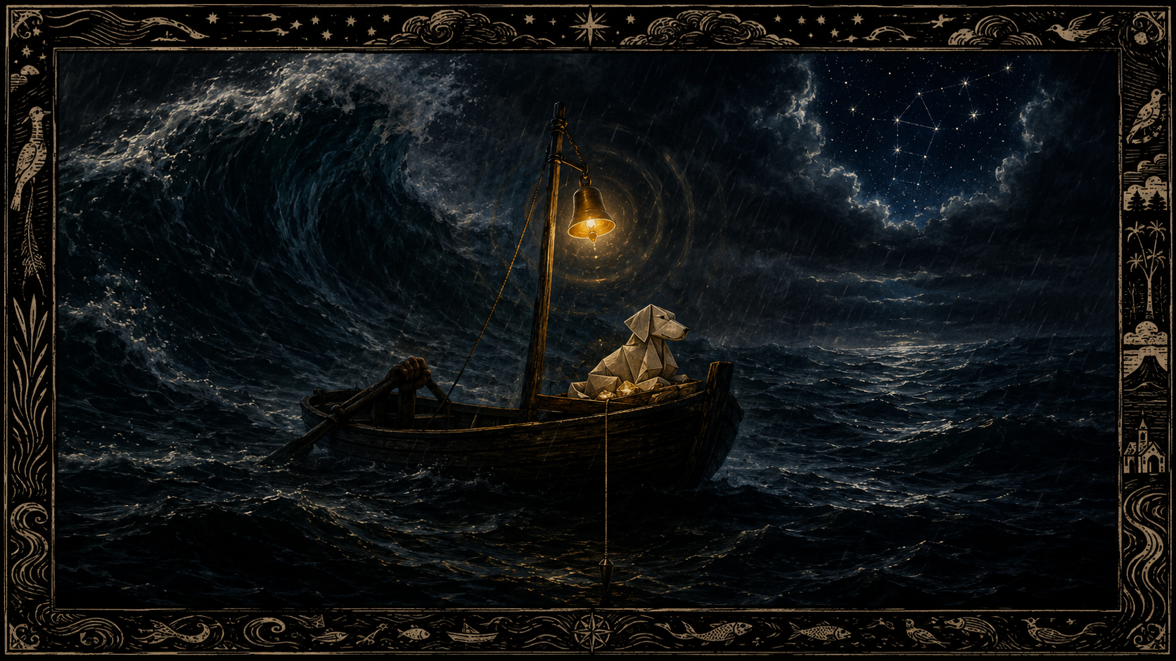 O Mar Sem Sinal — a tempestade